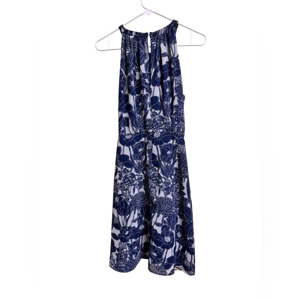Tommy Hilfiger Navy Floral Sleeveless Dress Women’s Size 6 | Summer Party Dress - Picture 2 of 4